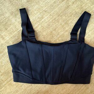 Alo Yoga Black Airlift Corset Sports Bra Size Small S